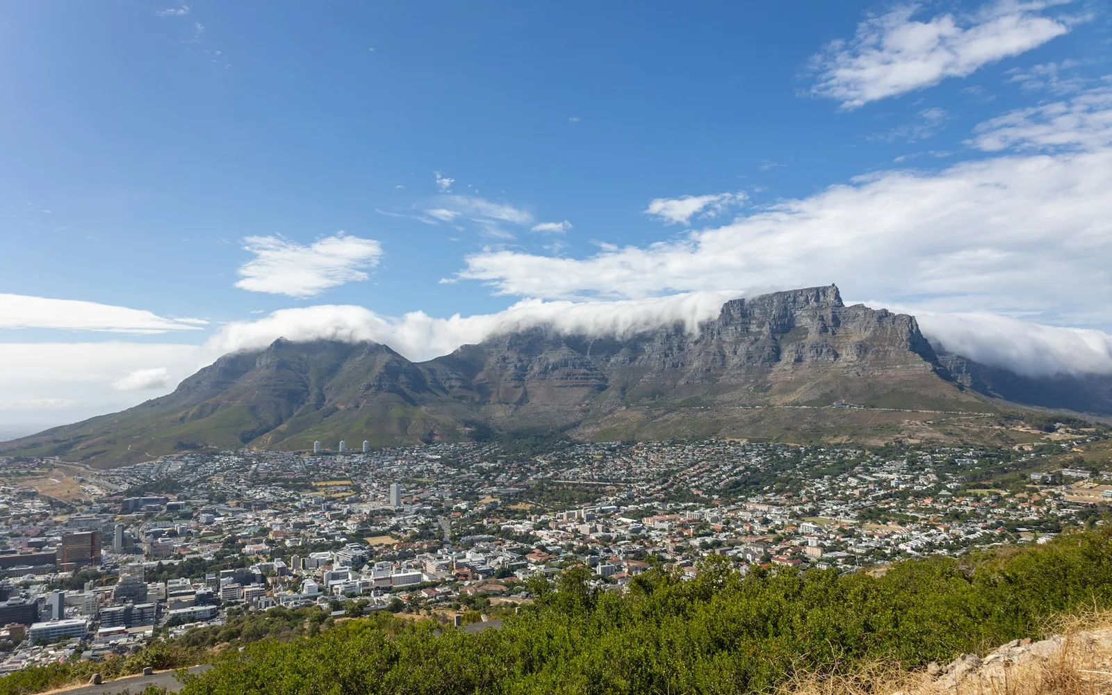 Table Mountain overlooking Cape Town, South Africa